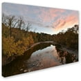 thumbnail image 2 of Trademark Fine Art "Rocky River Autumn Sunset" Canvas Art by Kurt Shaffer, 2 of 3