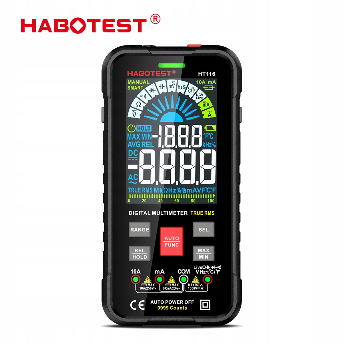 S10 Intelligent Digital Multimeter High precision Anti Burn Fully Automatic