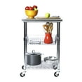 thumbnail image 7 of Seville Classics Stainless Steel Top Kitchen Cart, 7 of 7