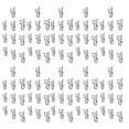 thumbnail image 3 of Cute Paper Clips, Metal 100pcs Wide Applicability Metallic Paper Clips  For Office, 3 of 8