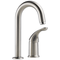 Single Handle Bar / Prep Faucet in Stainless 1903-SS-DST