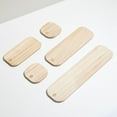 thumbnail image 4 of iDesign, Home White Plastic 5-Piece Organizer Set with Wood Lids, 4 of 7