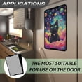 thumbnail image 6 of Psesaysky Black Cat Bubbles RV Door Window Shade with Hook and Loop Fastener Foldable RV Window Cover Privacy Protection for Camper Trailer Decorative Accessories, 6 of 7