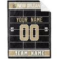 thumbnail image 4 of New Orleans Blanket for Men Women Boy Gifts Custom Name and Number Throw Blanket, 4 of 5