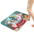 thumbnail image 4 of Coofit Tapis de Porte de Noël Super Absorbant Antidérapant Cartoon Tapis de Porte d'Entrée, 4 of 6
