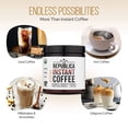 thumbnail image 3 of La Republica Organic Decaf Instant Coffee, 35 Servings, Medium Roast, Caramel Notes, Fair Trade, Instant Decaf Coffee, Decaf Iced Coffee, 3 of 5