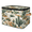 Multicolor 4, variant on ADECORIVY Butterfly Storage Bin with Lid Fabric Moth Floral Moon Foldable Storage Baskets Boxes for Clothes Shelves Closet Organizer Containers with Leather Handles for Wardrobe
