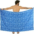 thumbnail image 4 of HAPPY BAY Men's Standard Surfing Sarong Full Beach Wrap One Size Dodger, Leaves Summer Vacation Party, 4 of 5