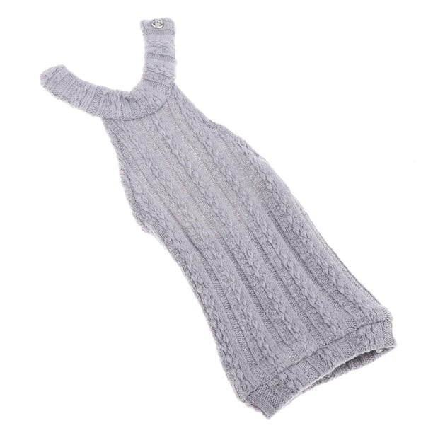 Suéter sin espalda con escote para muñeca BJD Dollfie de 1/4, ropa para niñas gris