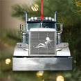 thumbnail image 5 of Trucker Christmas Ornament 2025, Truck Ornament, Unique Flat Acrylic Keepsake for Truck Drivers, Big Rig Gifts, Holiday Tree Hanging Decoration, 5 of 6