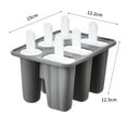 thumbnail image 2 of Popsicle Molds, 6 Pieces Silicone Ice Pop Molds Popsicle Mold Silicone, BPA Free Reusable Sticks Easy Release Ice Pop Make, 2 of 2