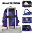 thumbnail image 3 of FORMRS Mini Backpack Purse for Women Quilted Travel Daypack Casual Shoulder Bag, Night Mushrooms Pattern, 3 of 7