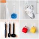 thumbnail image 3 of Wabjtam Adhesive Hooks For Hanging Heavy Duty Wall Hooks 22 Lbs Self Adhesive Sticky Hooks Waterproof Transparent Hooks For Keys Bathroom Shower Outdo, 3 of 5