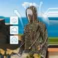 thumbnail image 4 of COSFO Men's Hoodies Ice Silk Camouflage Athletic Pullover Sun Protection Tops Hooded Hiking Slim Fit with Face Mask Long Sleeve Shirts for Men, 4 of 9