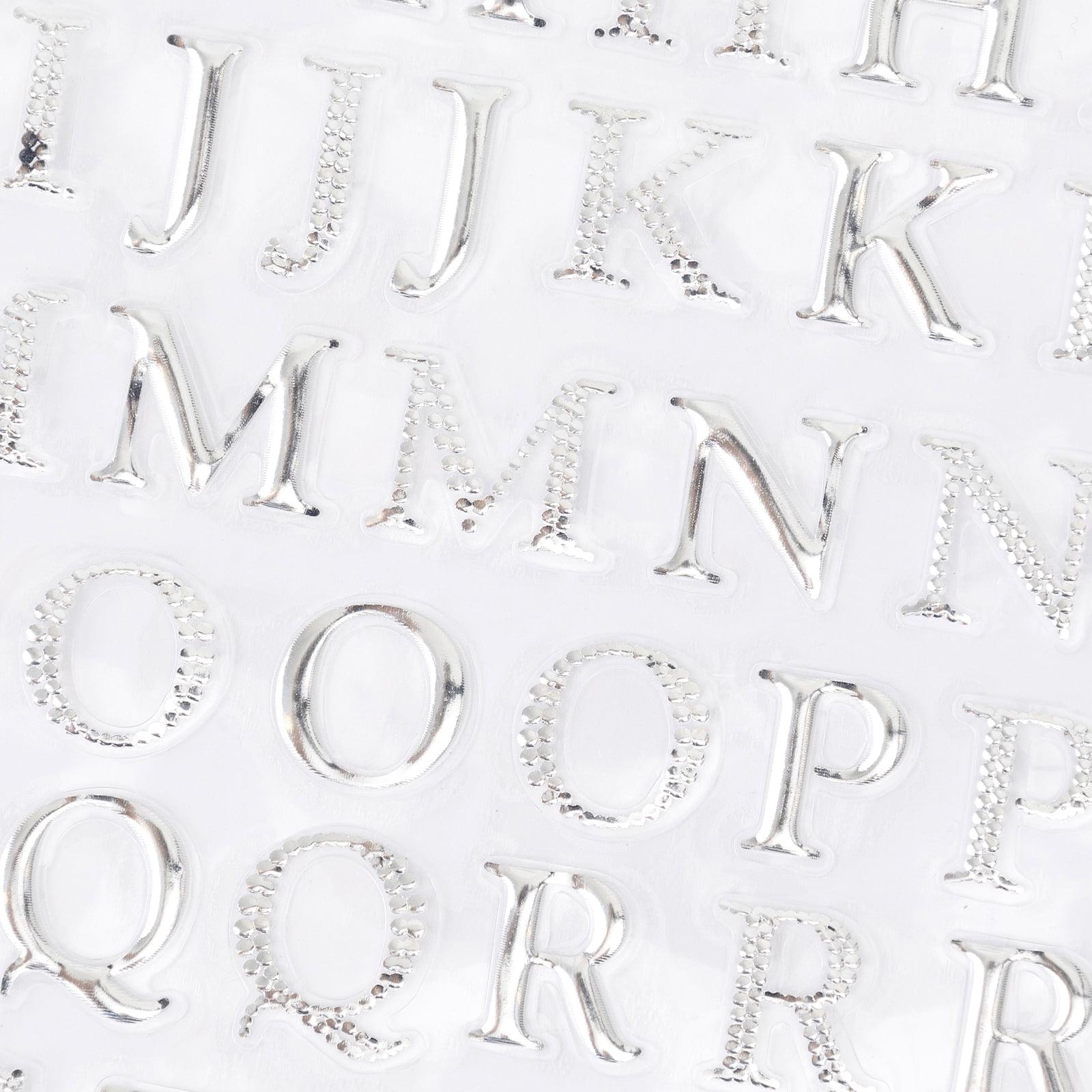 Sticko - Silver Foil Emb Goudy Small Alphabet - Stickers