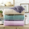 thumbnail image 6 of 2 Piece Bamboo Bath Towels, Soft Luxury Bath Towel Set for Bathroom(27"x55"), 6 of 7