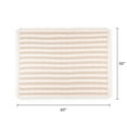 thumbnail image 6 of Mainstays by Becky G. & Alejandra Tapestry Knit Throw, Beige Stripe, 50" x 60", 6 of 8