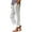 502_White, variant on KALE Linen Pants Women Palazzo Women's Cotton And Loose Casual Straight Leg With Elastic Waistband (buckle At The ) Women Pants Army Green