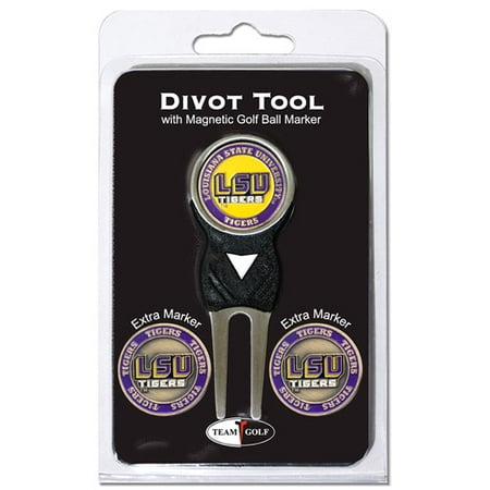UPC 637556220455 product image for Team Golf NCAA Louisiana State Divot Tool Pack With 3 Golf Ball Markers | upcitemdb.com