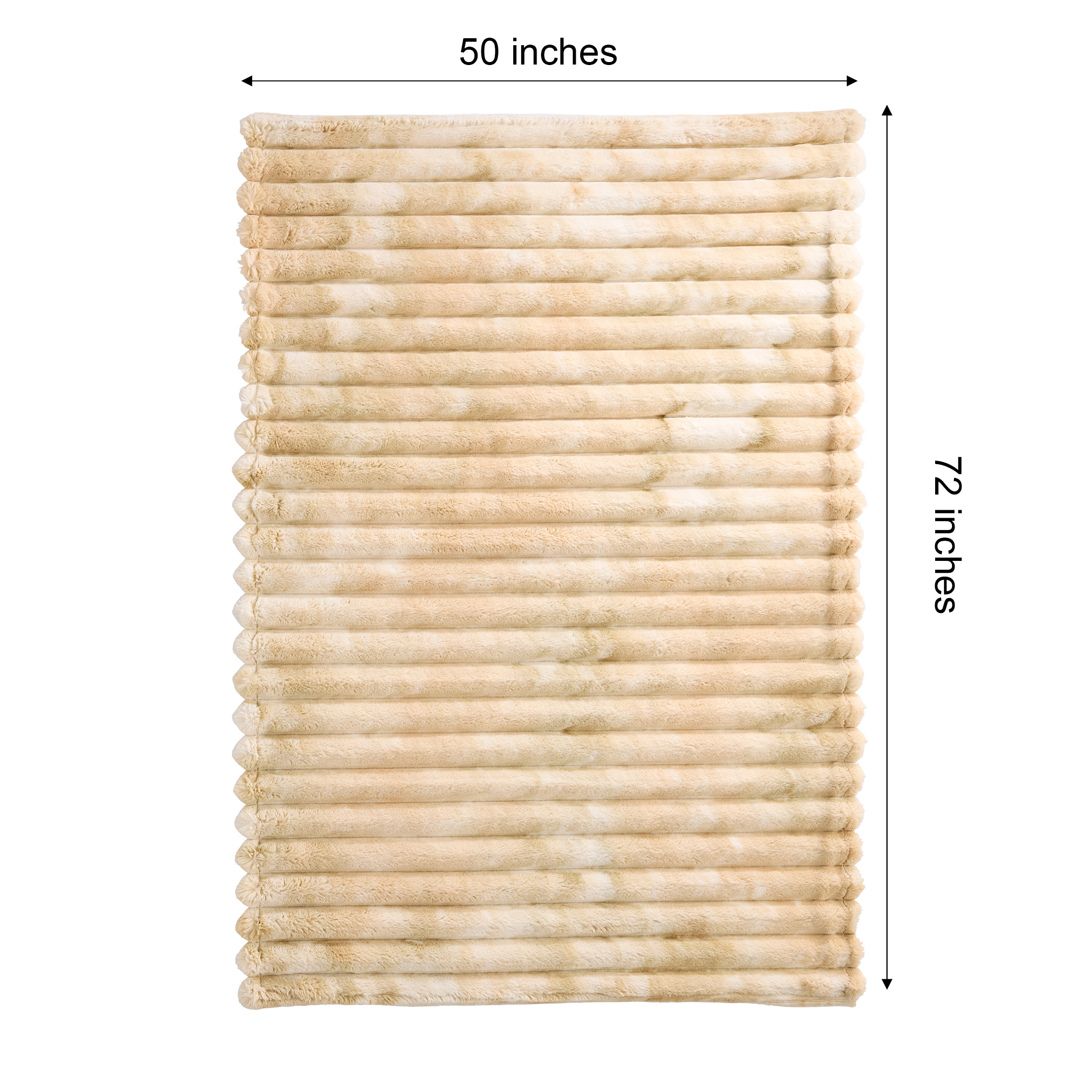 Better Homes & Gardens Beige Marbled Faux Fur Throw photo 6