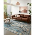 thumbnail image 3 of Turkish & Persian Kilim-Style Zion Ocean, Gold 3-6" x 5-6" Area Rug, 3 of 8