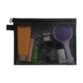 thumbnail image 2 of Joernso Makeup Bag See-throgh Zipper Closure Large Opening Portable Lightweight Commute Travel Makeup Bag Earphone Key Stoarge Mesh Pouch Toilet Bag, 2 of 7