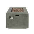 thumbnail image 6 of Bellvue Outdoor 33-Inch Square Fire Pit, Concrete, 6 of 9