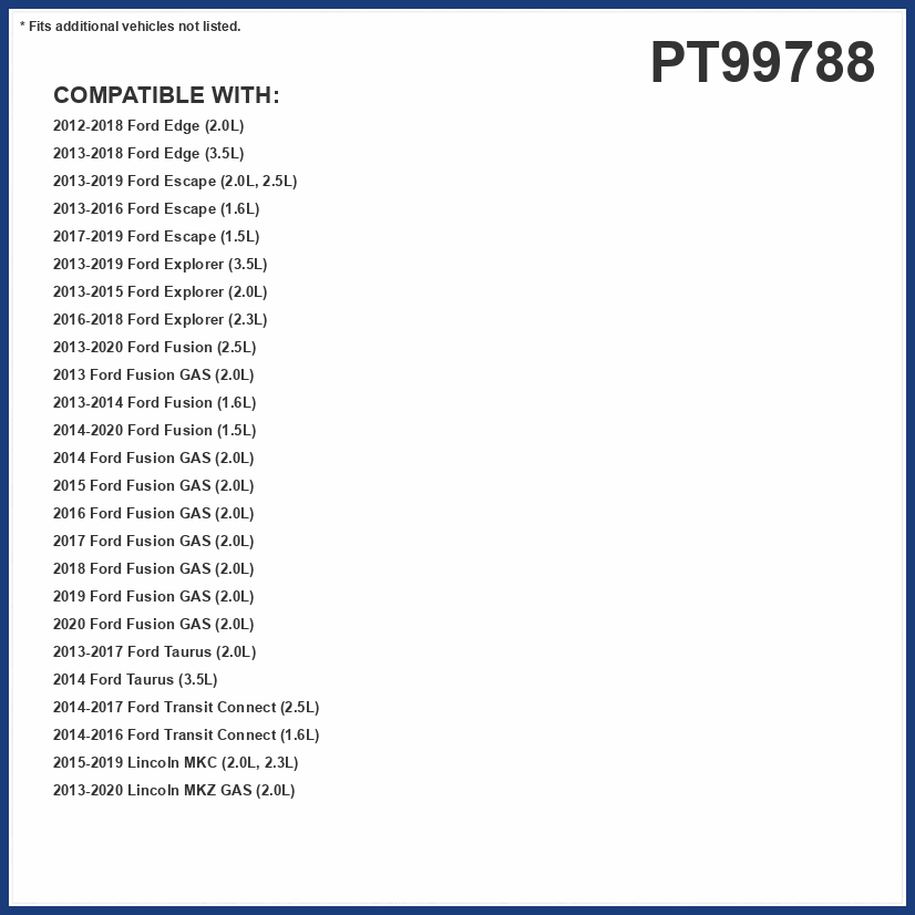 PG Automatic Transmission Filter PT99788 | Fits 2019-13 Ford Escape, 2020-13 Fusion, 2018-12 Edge, 2017-14 Transit Connect, 2017-13 Taurus, 2019-15 Lincoln MKC, 2020-13 MKZ , 2016-13 MKT