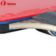thumbnail image 4 of KOKUTAKU X6 Star Ping Pong Paddle Advanced 7 Plywood Ebony Carbon Table Tennis Racket Set for Training School Club 2 FL Rackets, 4 of 5