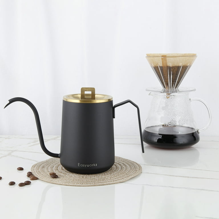 Mixpresso Gooseneck Pour Over Coffee Kettle Barista Pour Control Design Steel