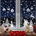9 Sheets Christmas Window Stickers, Snowflakes Christmas Decoration