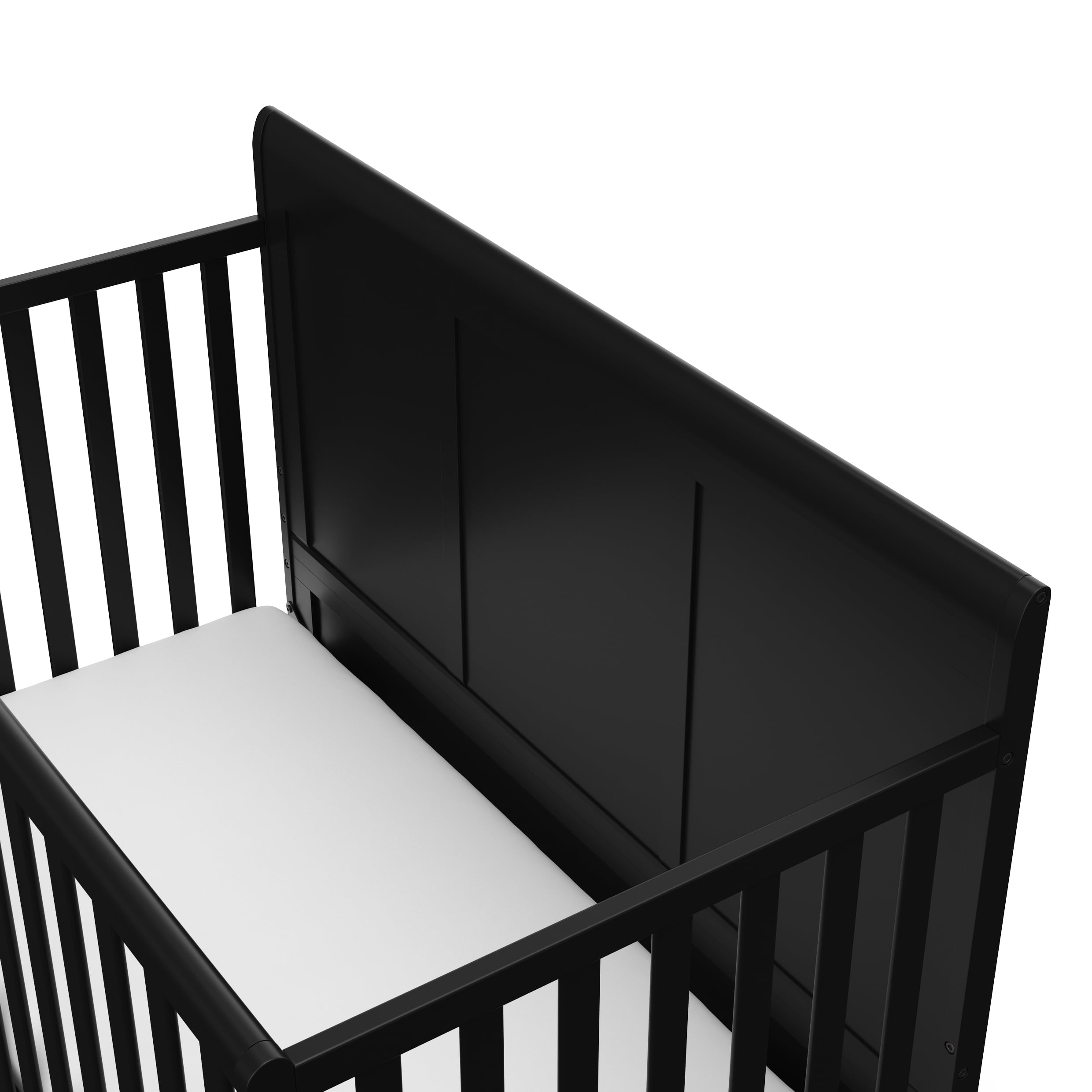 Graco Asheville 4-in-1 Convertible Baby Crib with Drawer, Black