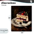 thumbnail image 4 of Stupell Industries French Country Berry Topped Cake Slice Canvas Art, 36 x 48, by Franklyn Gregory, 4 of 8