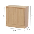 thumbnail image 3 of Buffet Cabinet with 2 Doors, Coffee Bar Cabinet with Adjustable Shelf, Modern Kitchen Buffet Sideboard with Storage for Living Room, Kitchen, Oak, 3 of 9