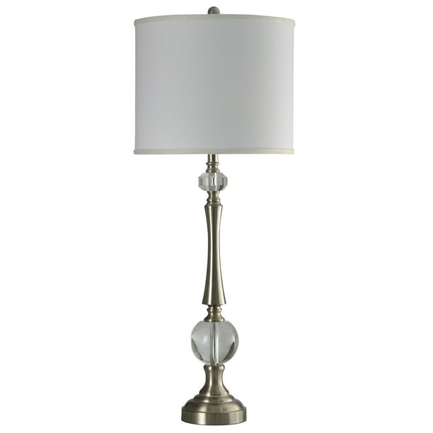 Caldera Table Lamp Stainless Steel, Stainless Steel Crystal Table Lamp