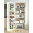 thumbnail image 2 of Adjustable Narrow Over the Door Pantry Organizer, 9-Tier Metal Pantry Organization and Storage for Kitchen, Hanging Spice Rack Seasoning Shelves, Cabinet Door Organizer for Easy Install, 12.5", 2 of 15
