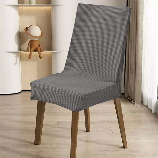 Solid Color Brushed High Elastic Chair Cover Soft And Comfortable Chair Seat Cover -proof And Dirt- Chair Slipcover Suitable For Dining Chair