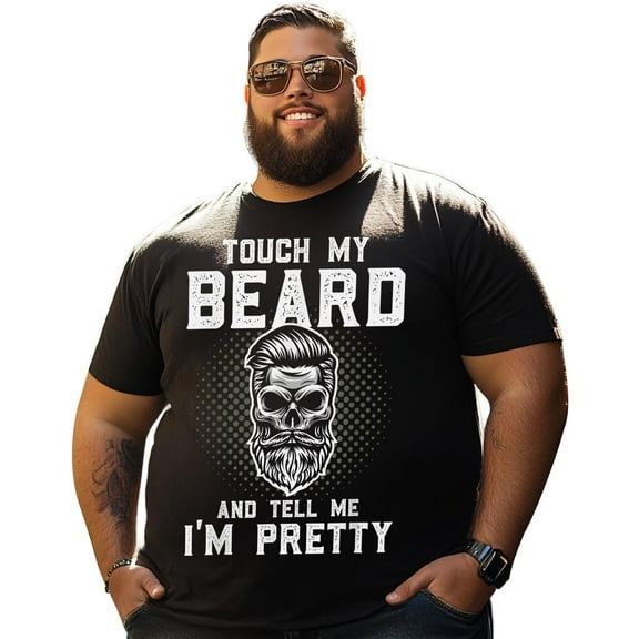 Men T Shirt for Big & Tall Man Graphic Short Sleeve Plus Size Oversized Tee Tshirts 3XL T0 5D4Z 017