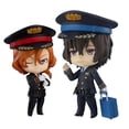 thumbnail image 2 of Figura de acción del Anime Bungo Stray Dogs, figura de PVC de 10cm, # Osamu Dazai 1414, # Nakahara Chuya, modelo de juguetes para niños, versión Q 1415 Gong Bohan LED, 2 of 2