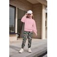 thumbnail image 6 of Arshiner Toddler Girl's 2Pcs Outfits Clothing Sets Long Sleeve Hoodie Sweatshirt Pants Set with Pockets Fall Winter Clothes, 6 of 8