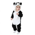 thumbnail image 1 of Pyjama Adorable en Flanelle avec Tissu Polyester pour un Confort et un Style Inégalés (Panda, 80cm), 1 of 1