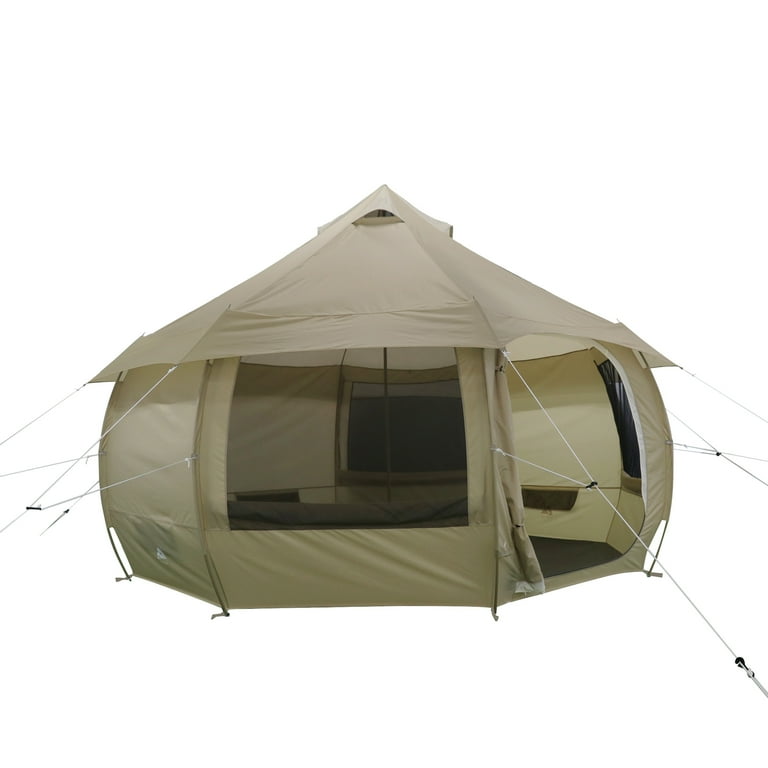 Ozark Trail Mushroom Glamping Bell Tent, with Ripstop Fabric, 6