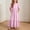 A123 Pink, variant on Trikvn Girls Maxi Dress Short Sleeve Ruffle Tiered Long Dresses with Side Pockets Casual Summer Loose Fit Flowy Sundress for Kids Beach Vacation Holiday Wear