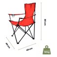 thumbnail image 3 of 5 Sillas Plegables De Campismo Playa Outdoors Color Rojo, 3 of 3