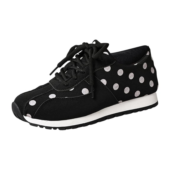 Elegant Autumn Printed Casual Sneakers for Women Effortless Style with Comfort Versatile Lace-Up Walking Shoes Breathable Flat Heels for Daily Leisure Travel Dates