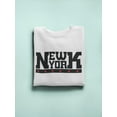 thumbnail image 3 of New York Slogan With Red Stars Sweatshirt Men -Image by Shutterstock, Male 4X-Large, 3 of 4