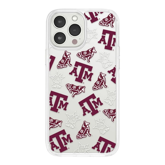 Texas A&M Aggies HD Phone Case Compatible with MagSafe Apple iPhone 11 (Scattered) by Affinity Bands