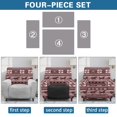 thumbnail image 6 of HELLHERO Recliner Chair Slipcover with Running Horse Geometric Pattern, 4 Piece Polyester Spandex Cover with Side Pocket for Apartment Home Theater Single Lounger Sofa, 6 of 8