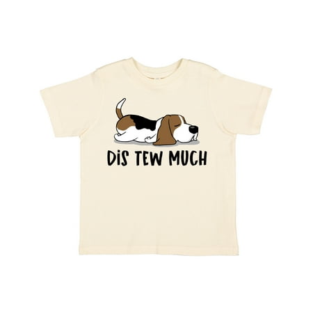 

Inktastic Napping Dis Tew Much Hound Dog Boys or Girls Toddler T-Shirt