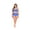 Blue, variant on LYSA Womens High Waisted Swim Bikini Bottom Adult
